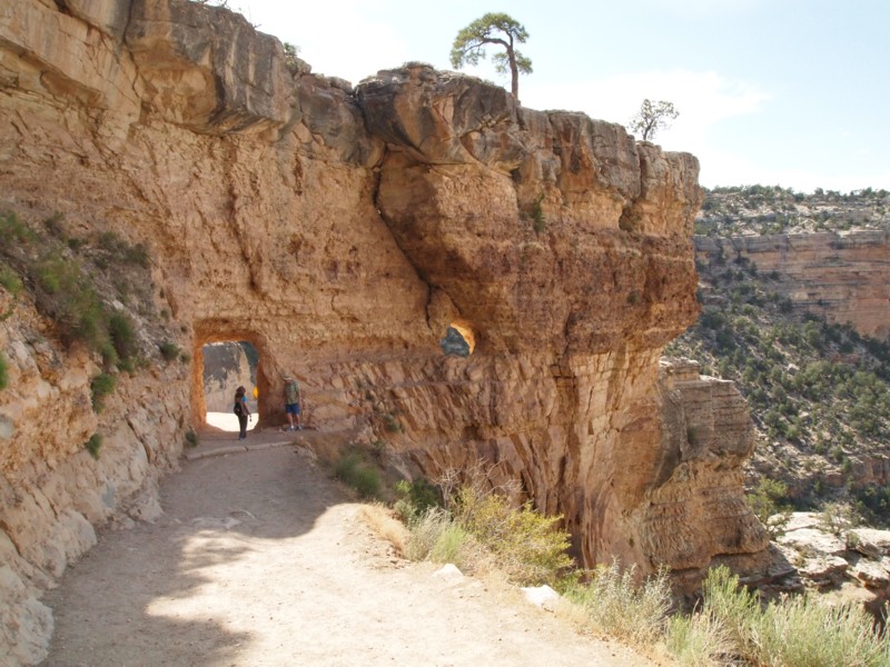 Becky and Louis in the Tunnel