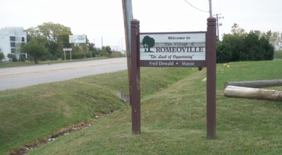Romeoville Sign