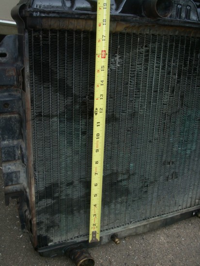Radiator Core Height
