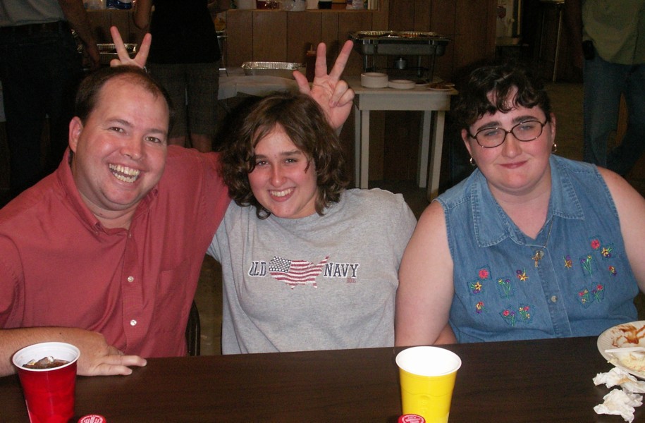 Group of Three at Table