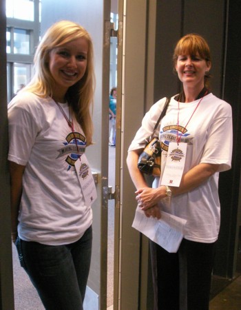 Volunteers Welcome Us Back