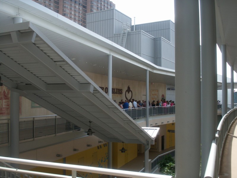 More of the waiting line.