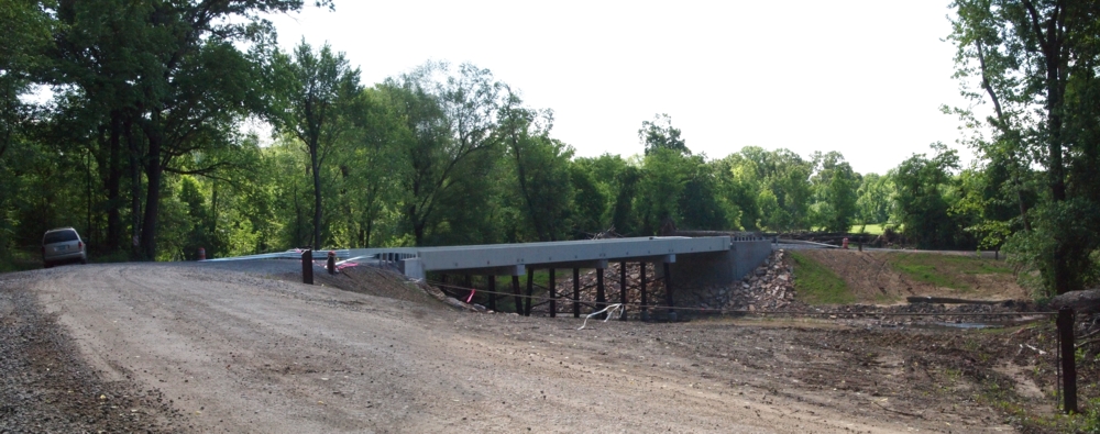 New Fryer Bridge from the west.
