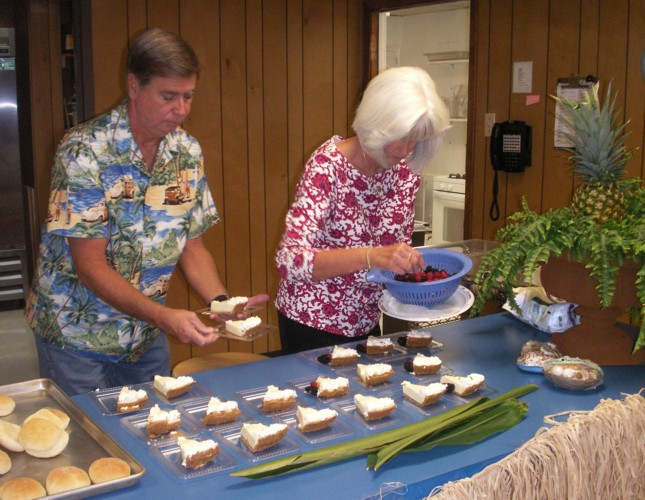 Placing the Dessert
