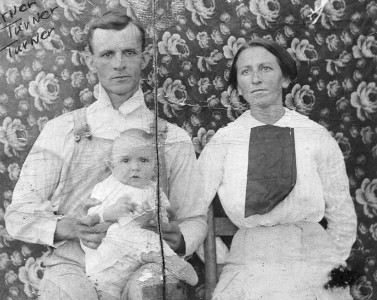 James Turner, Ethel, and baby Paul