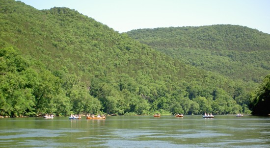 Rafts Upriver
